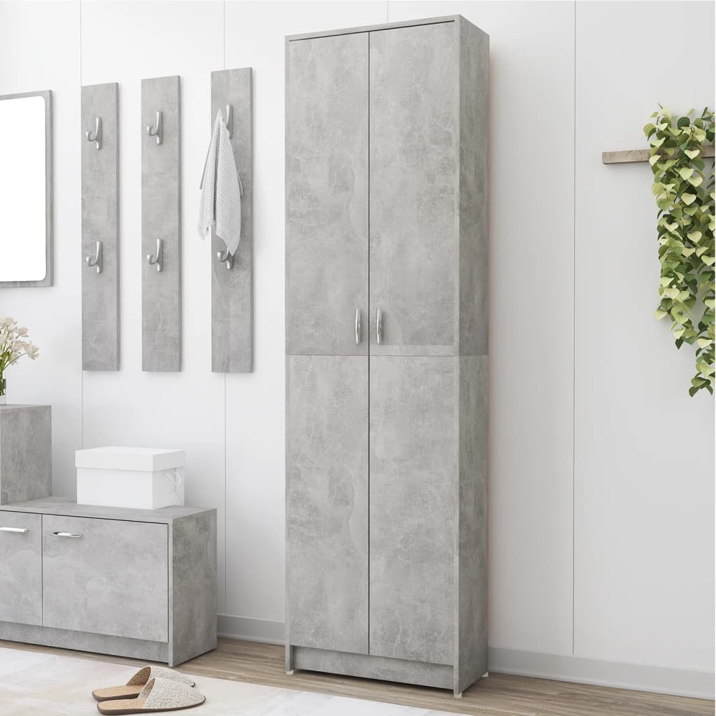 Armadio Corridoio 55X25X189 Cm Legno Multistrato