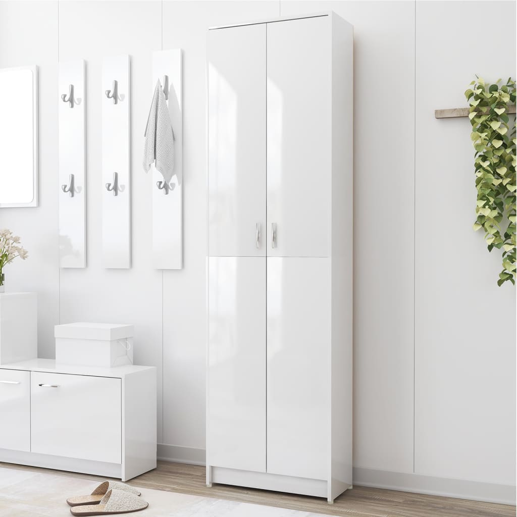 Armadio Corridoio 55X25X189 Cm Legno Multistrato