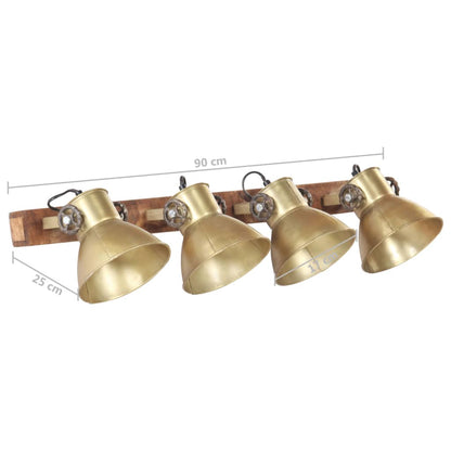 Lampada Da Parete Stile Industriale 90X25 Cm E27