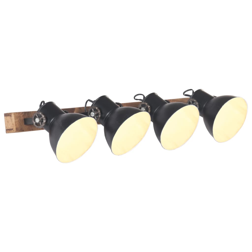 Lampada Da Parete Stile Industriale 90X25 Cm E27