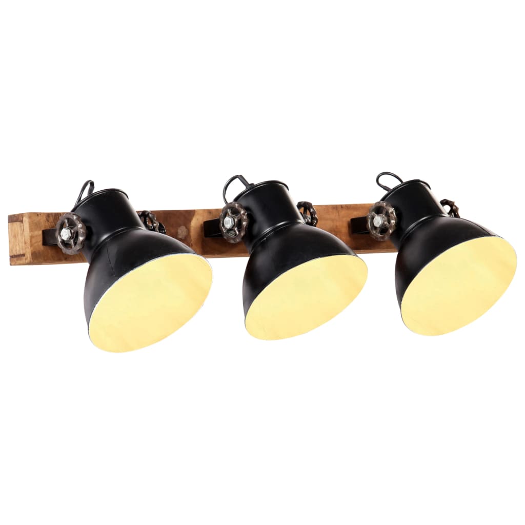 Lampada Da Parete Stile Industriale 90X25 Cm E27
