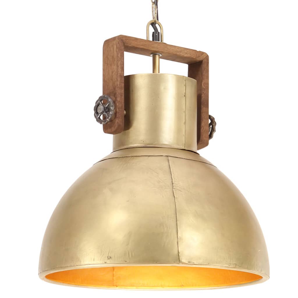 Lampada A Sospensione Industriale 25 W Bianca Rotonda 19 Cm E27