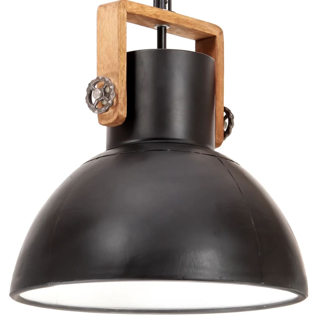 Lampada A Sospensione Industriale 25 W Bianca Rotonda 19 Cm E27