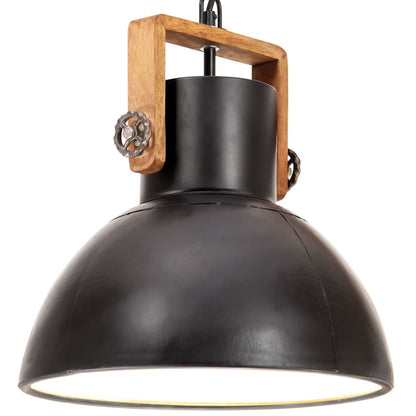 Lampada A Sospensione Industriale 25 W Bianca Rotonda 19 Cm E27