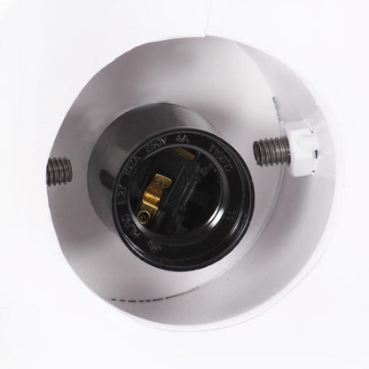 Lampada A Sospensione Industriale 25 W Bianca Rotonda 19 Cm E27