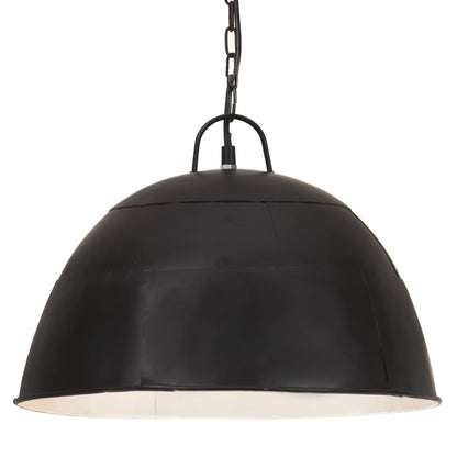 Lampada Industriale Vintage 25 W Nera Rotonda 40 Cm E27