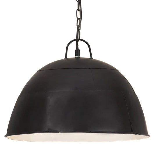 Lampada Industriale Vintage 25 W Nera Rotonda 40 Cm E27