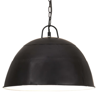 Lampada Industriale Vintage 25 W Nera Rotonda 40 Cm E27