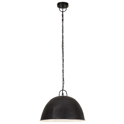 Lampada Industriale Vintage 25 W Nera Rotonda 40 Cm E27