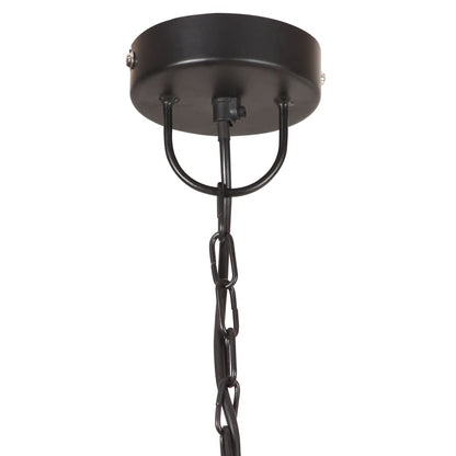 Lampada Industriale Vintage 25 W Nera Rotonda 40 Cm E27