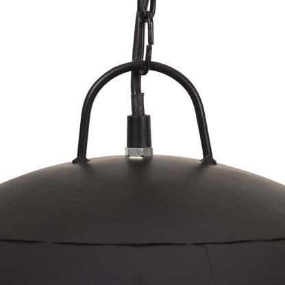 Lampada Industriale Vintage 25 W Nera Rotonda 40 Cm E27