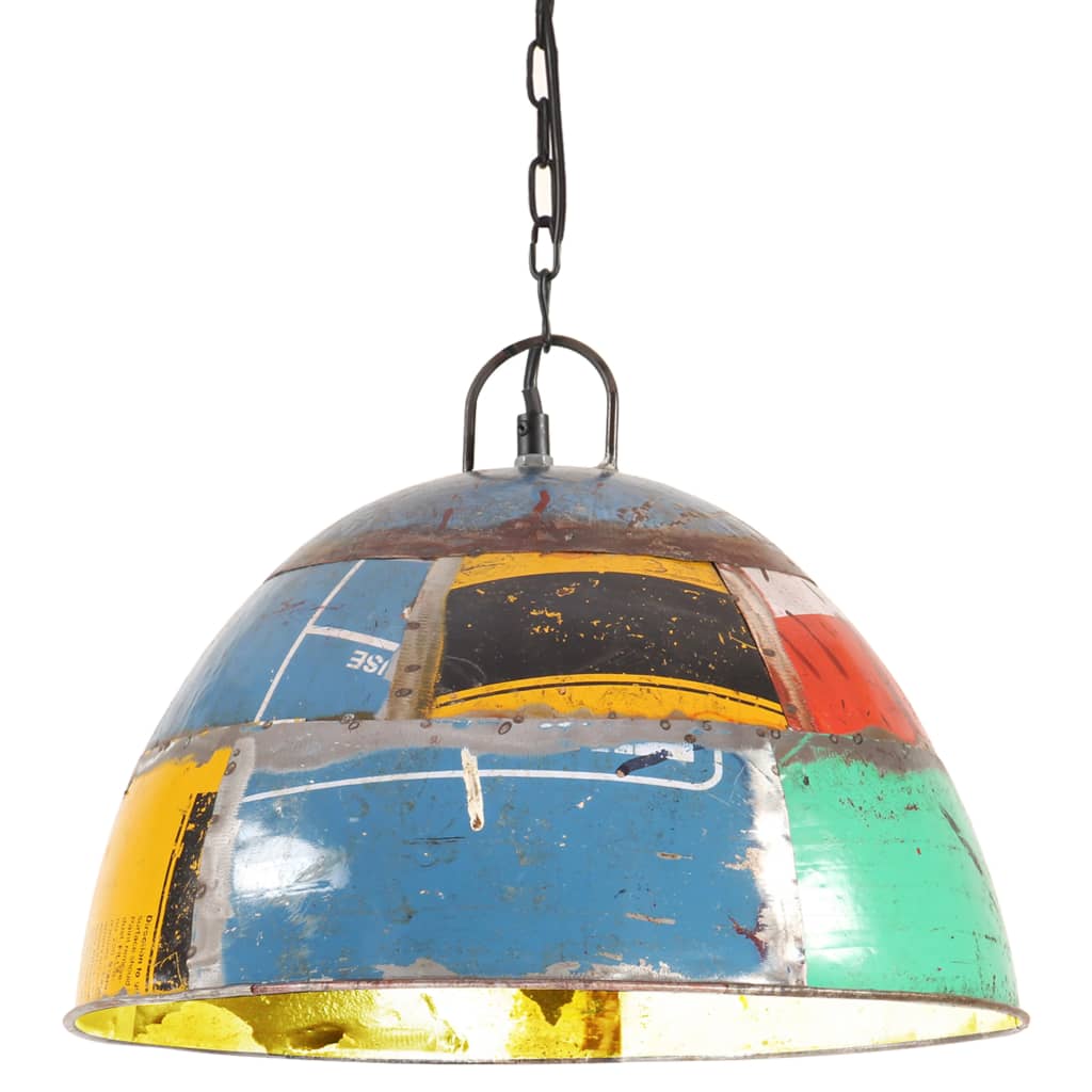 Lampada Industriale Vintage 25 W Nera Rotonda 40 Cm E27