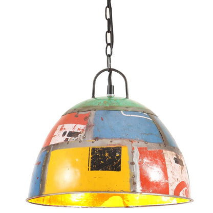 Lampada Industriale Vintage 25 W Nera Rotonda 40 Cm E27
