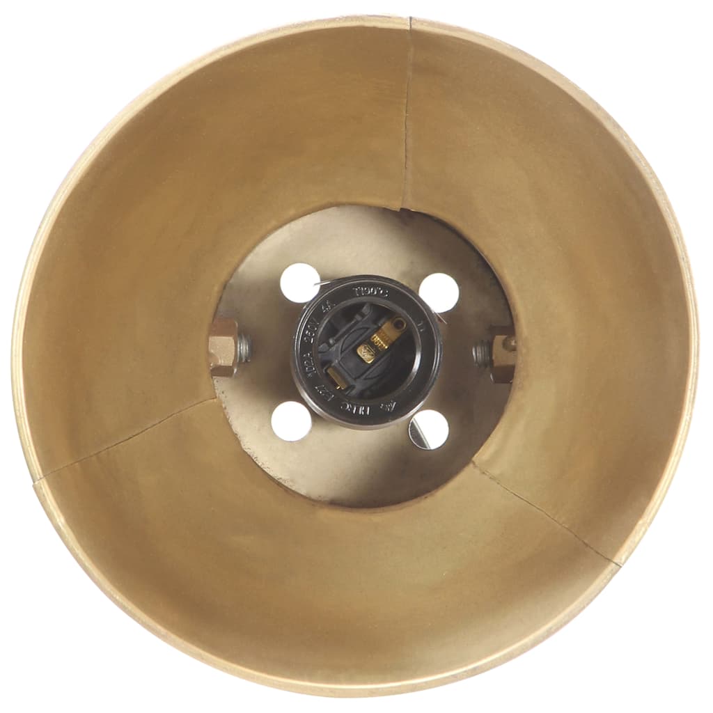 Lampada Da Scrivania Industriale Ottone Rotonda 58X18X90 Cm E27