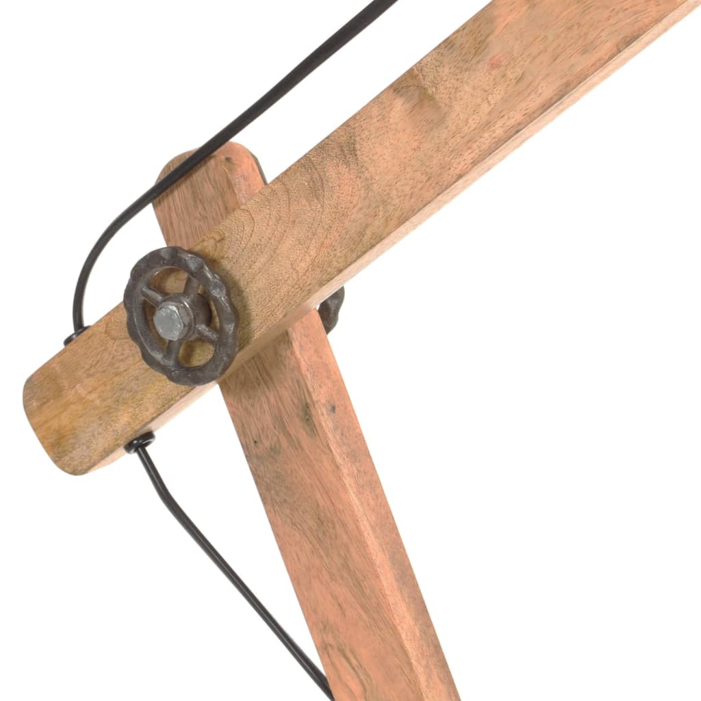 Lampada Da Scrivania Industriale Bianca Rotonda 58X18X90 Cm E27