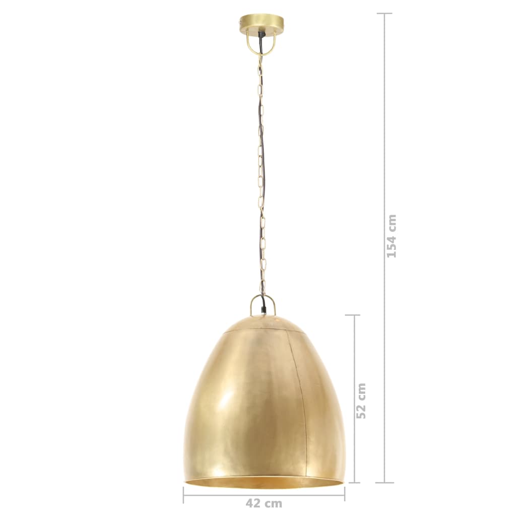 Lampada A Sospensione Industriale 25 W Rotonda 42 Cm E27