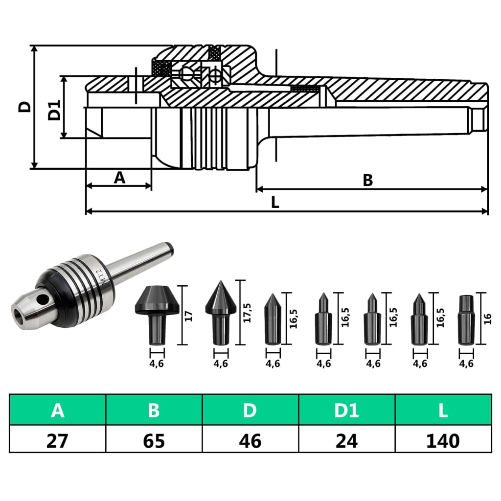 Set Contropunte 10 Pz Mt2