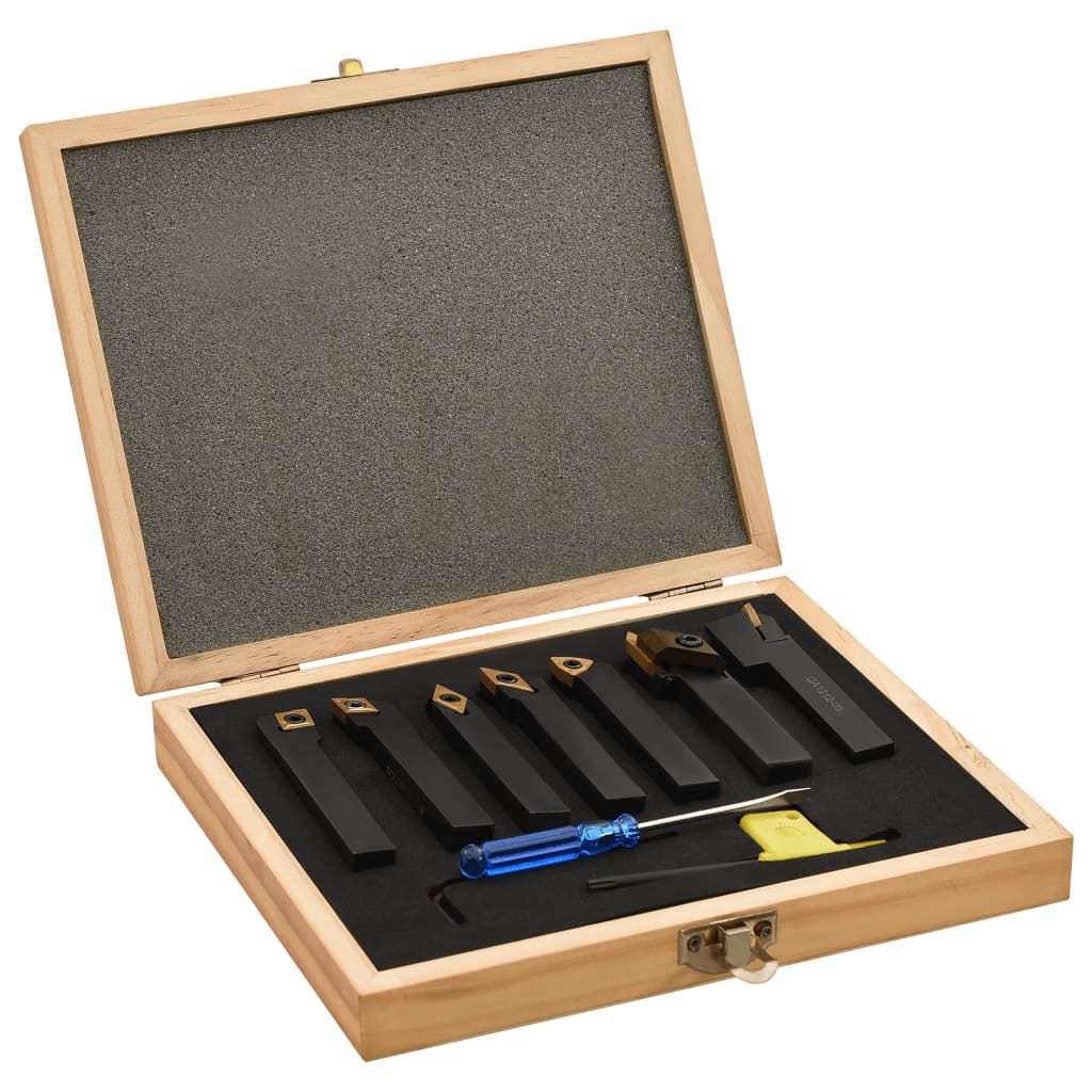 Set Di Utensili Indicizzabili Per Tornitura 12 Pz 80Mm