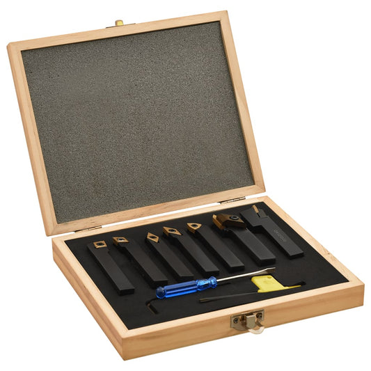 Set Di Utensili Indicizzabili Per Tornitura 12 Pz 80Mm