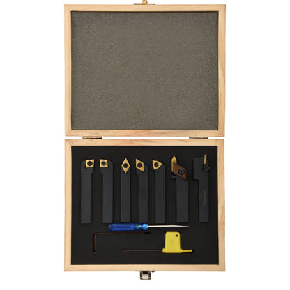 Set Di Utensili Indicizzabili Per Tornitura 12 Pz 80Mm