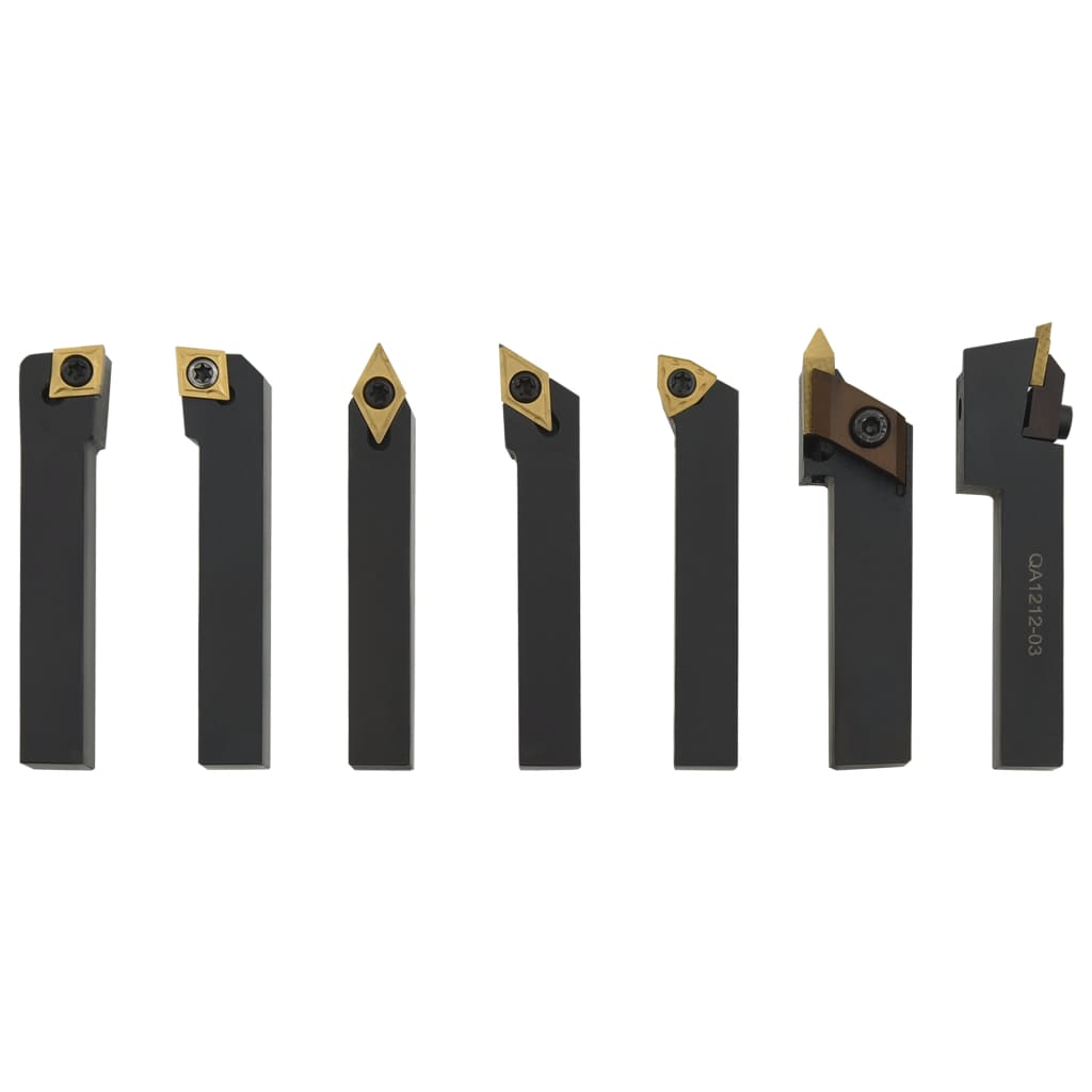 Set Di Utensili Indicizzabili Per Tornitura 12 Pz 80Mm