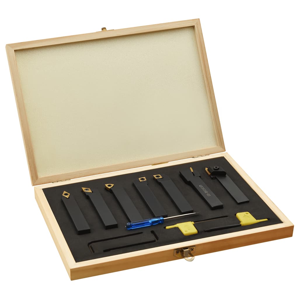 Set Di Utensili Indicizzabili Per Tornitura 12 Pz 80Mm