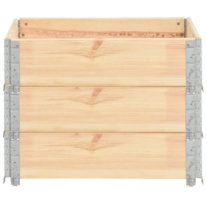 Fioriere Rialzate 3 Pz In Legno Massello Di Pino