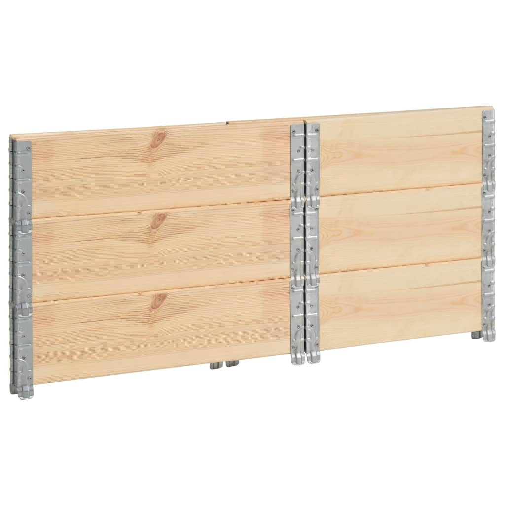 Fioriere Rialzate 3 Pz In Legno Massello Di Pino