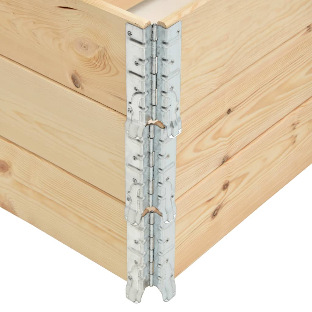 Fioriere Rialzate 3 Pz In Legno Massello Di Pino