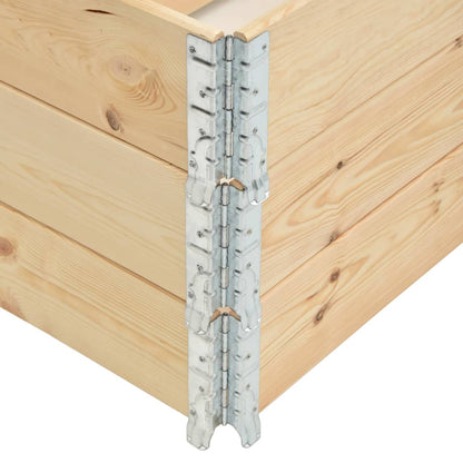 Fioriere Rialzate 3 Pz In Legno Massello Di Pino