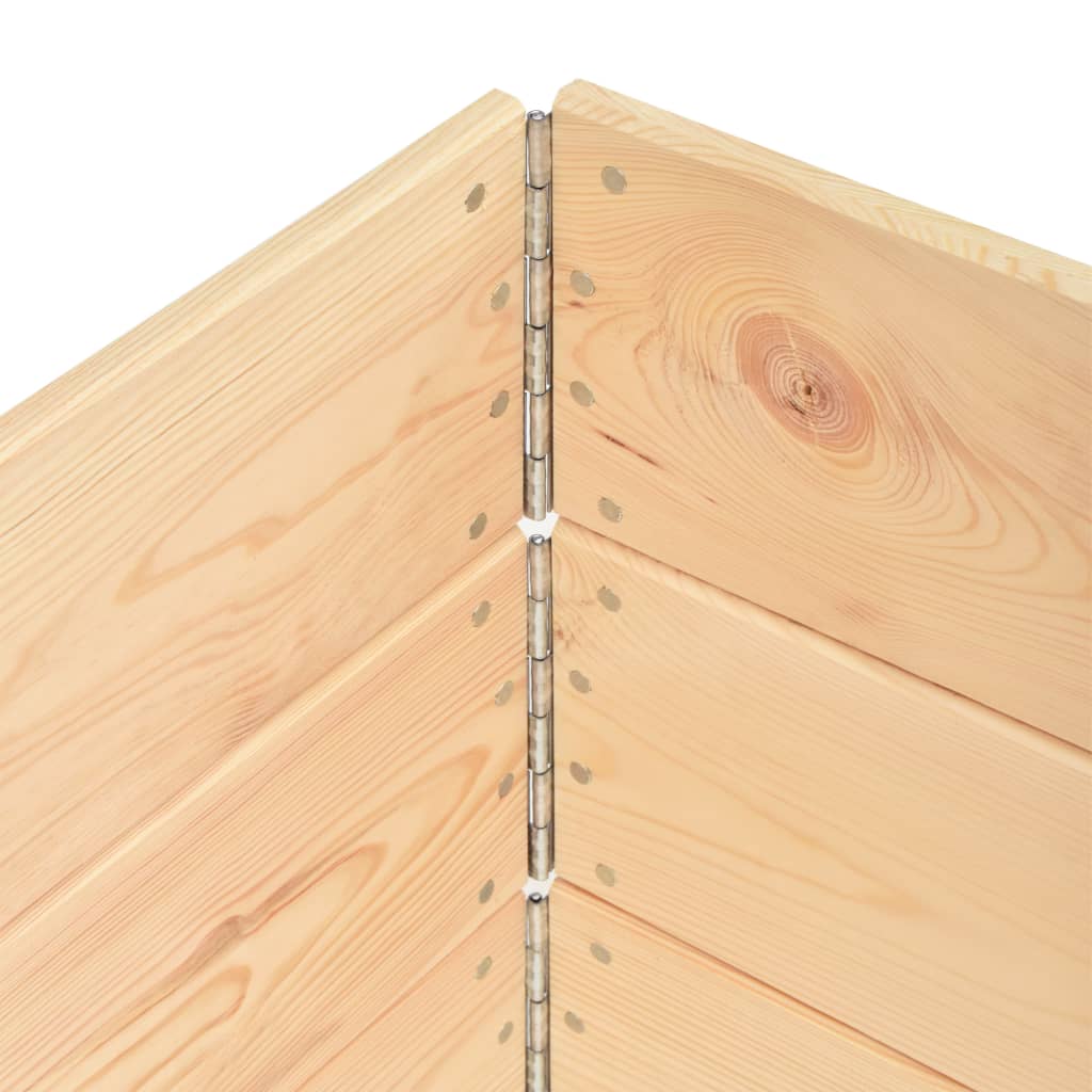 Fioriere Rialzate 3 Pz In Legno Massello Di Pino