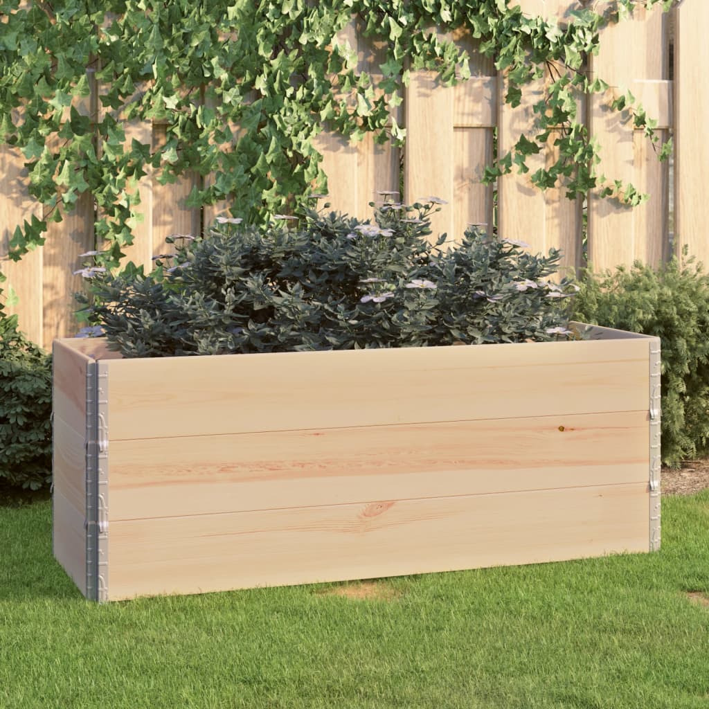 Fioriere Rialzate 3 Pz In Legno Massello Di Pino