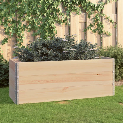 Fioriere Rialzate 3 Pz In Legno Massello Di Pino
