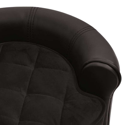 Divano Per Cani 48X48X32 Cm In Peluche E Similpelle