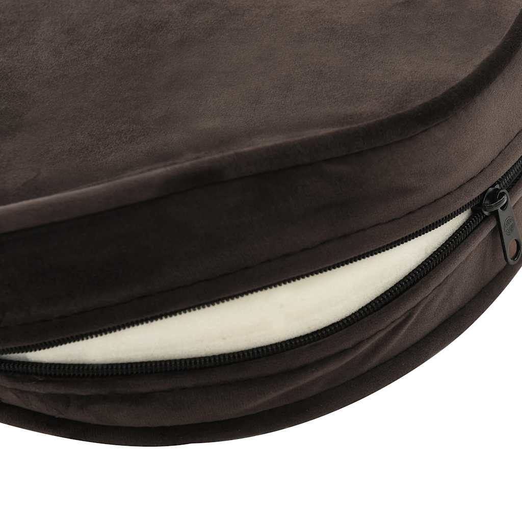 Divano Per Cani 48X48X32 Cm In Peluche E Similpelle