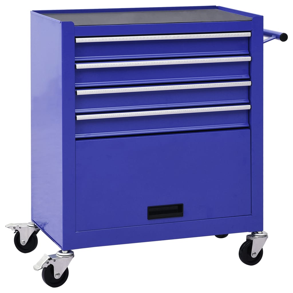 Carrello Portautensili Con 4 Cassetti In Acciaio