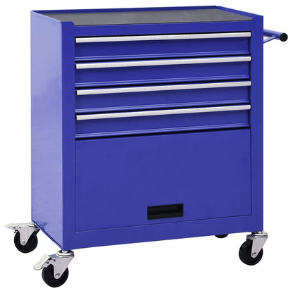 Carrello Portautensili Con 4 Cassetti In Acciaio