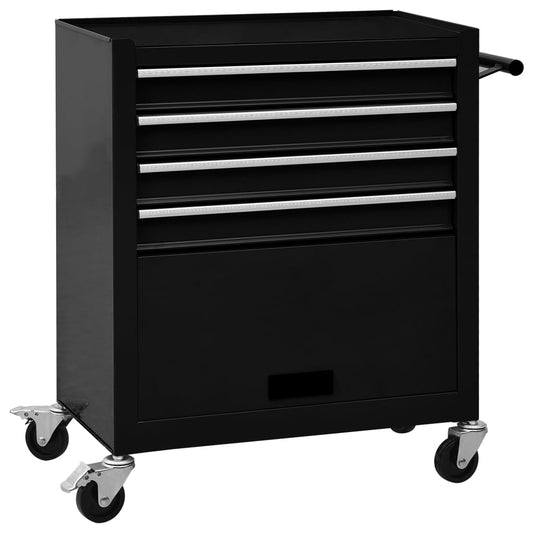 Carrello Portautensili Con 4 Cassetti In Acciaio