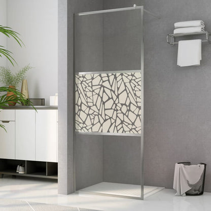 Parete Doccia Walk In In Vetro Smerigliato Esg