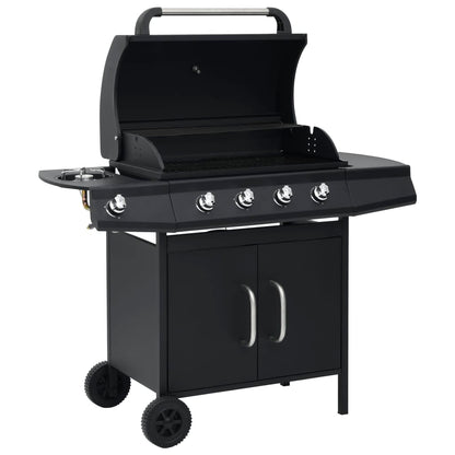 Barbecue E Griglia A Gas 4+1 Fornelli In Acciaio Inox