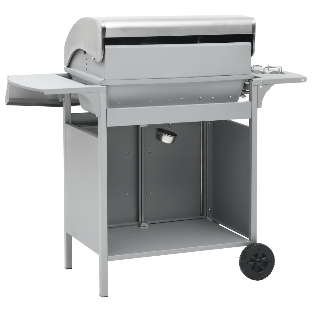 Barbecue E Griglia A Gas 4+1 Fornelli In Acciaio Inox