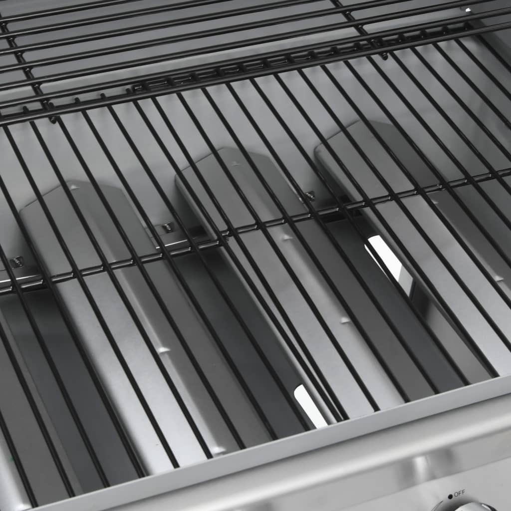 Barbecue E Griglia A Gas 4+1 Fornelli In Acciaio Inox
