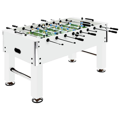 Tavolo Calcio Balilla In Acciaio 140X74,5X87,5 Cm