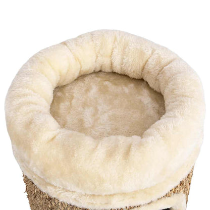 Cuccia Per Gatti Con Cuscino Lusso 33 Cm In Giunco