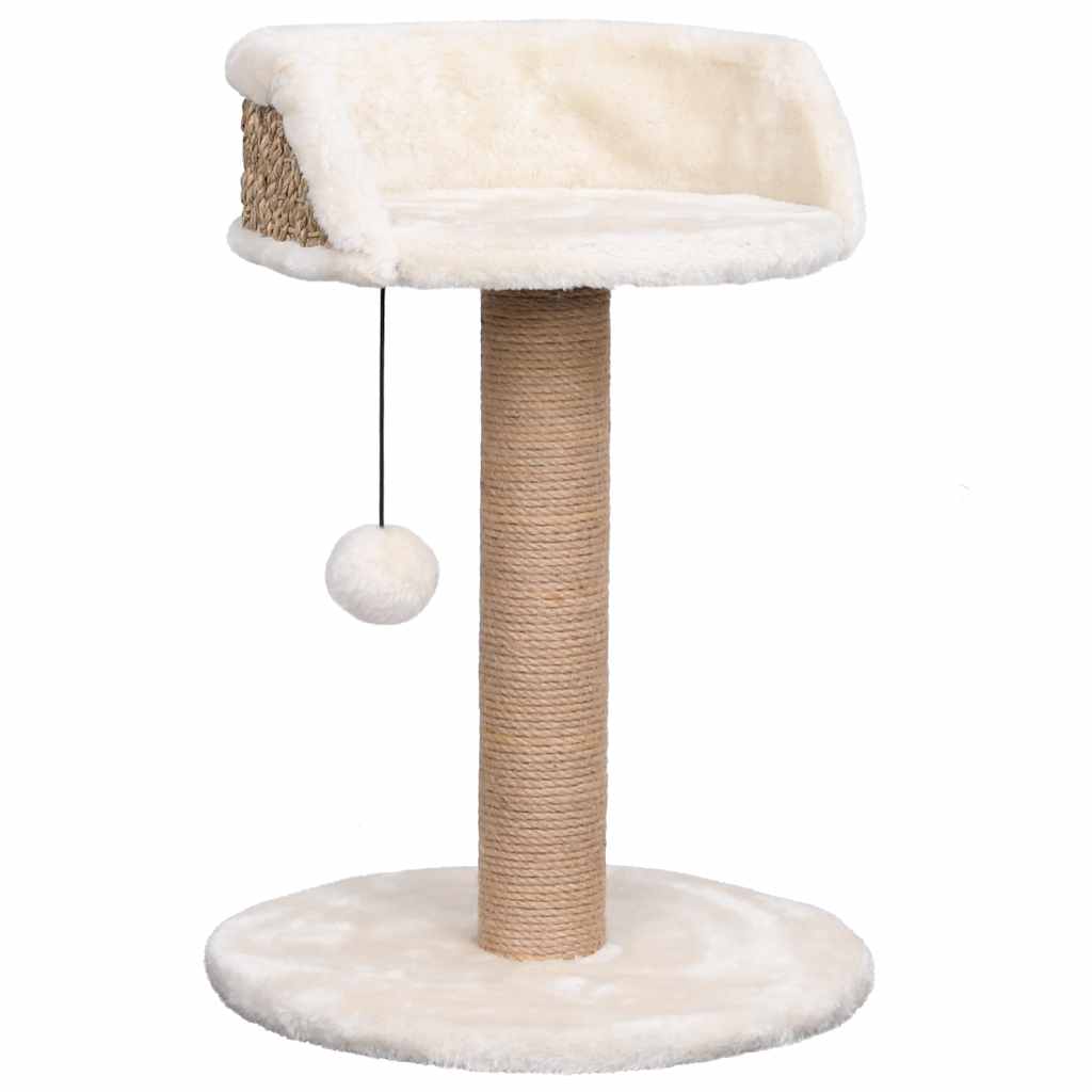Albero Per Gatti Con Palo Tiragraffi 49 Cm In Giunco