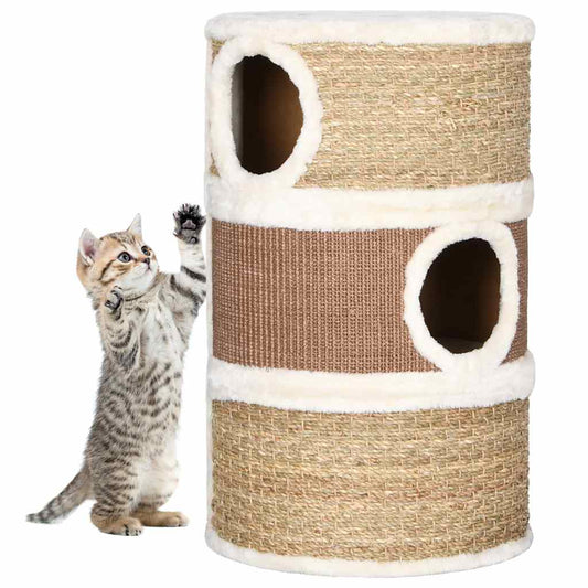 Tiragraffi A Forma Di Barile 60 Cm In Giunco