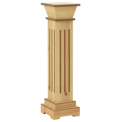 Piedistallo Per Piante Quadrato Classico Legno 17X17X66 Cm Mdf