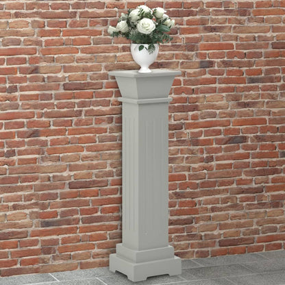 Piedistallo Per Piante Quadrato Classico Legno 17X17X66 Cm Mdf