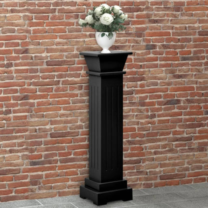 Piedistallo Per Piante Quadrato Classico Legno 17X17X66 Cm Mdf