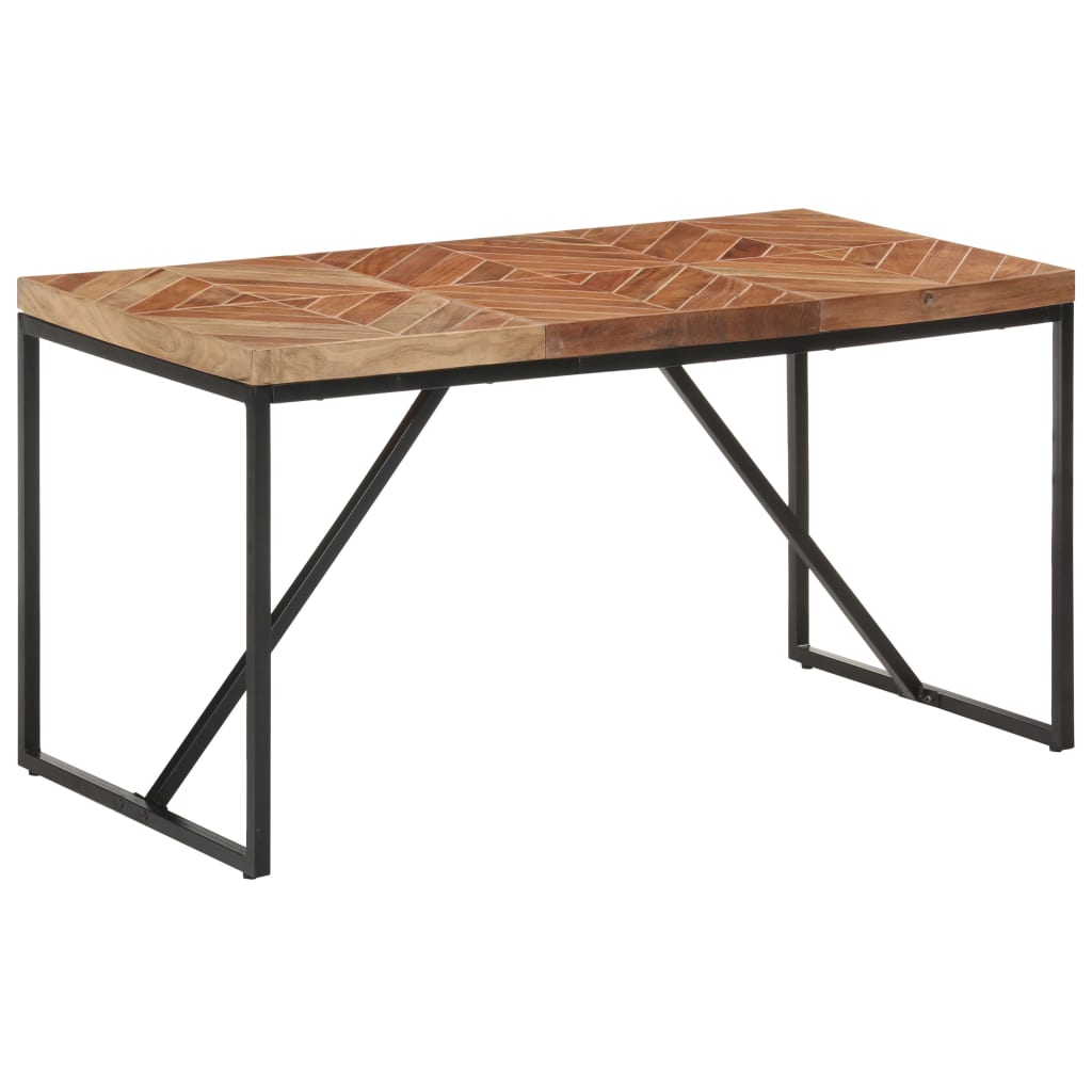 Tavolo Da Pranzo In Legno Massello Acacia E Mango